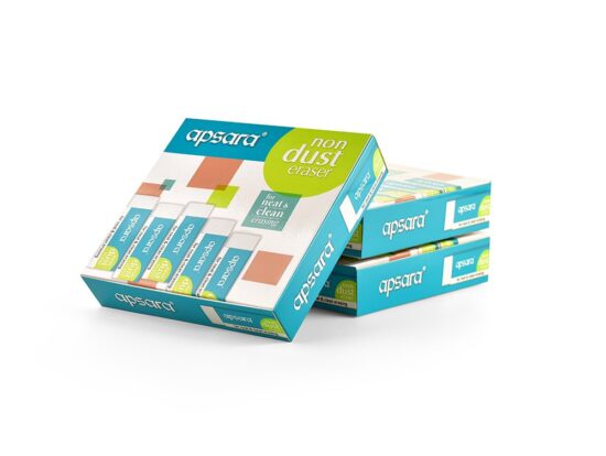 Apsara Non Dust Jumbo Erasers - Pack of 20