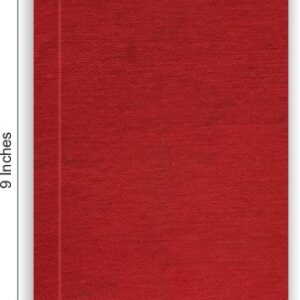 2-COLUMNAR  WITH ABC INDEX  LEDGER Red Canvas  FC size REGISTER